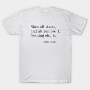 The Sun Rising by John Donne T-Shirt